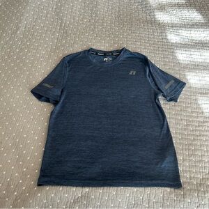 (Bundle 3 for $15) Russell Athletic Kids Dry-Fit Shirt Navy L (10/12)